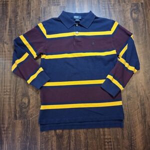 Polo Ralph Lauren Kids Polo - Navy, Maroon, Yellow Stripes